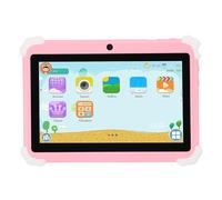 XUMIUZIY Tablette pour Enfants 7 Pouces avec Support de Boîtier de Protection, Comprimés de Tout-Petit HD de 1 Go 16 Go avec écran Tactile, Lumière Bleue Basse, Batterie de 3000 MAh, WiFi (Pink)