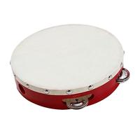 XUMIUZIY Tambourin Réglable pour Enfants avec Poignée Confortable pour L'éducation Musicale Tambour Portatif en Peau de Mouton pour la Performance de Danse (6 pouces)