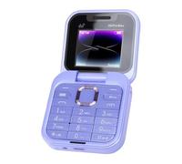 XUMIUZIY Téléphone à Clapet 4G LTE - Mini Téléphone Portable Non activé pour Personnes âgées, écran de 1,77 Pouces, Haut-Parleur, Double SIM, Double Veille, Numérotation en Un C LIC, (Purple)