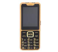 XUMIUZIY Téléphone à Grande clé, écran HD Incassable de 2,6 Pouces avec Touche de Lampe de Poche Dédiée et Boutons Tactiles, pour Personnes âgées avec compatibilité GSM 850 900 1800 1900 (Gold)