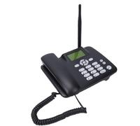 XUMIUZIY Téléphone de Bureau sans Fil avec Carte SIM GSM avec écran de 2,4 Pouces, Téléphone Fixe sans Fil 2G avec Antennes et Fonction D'alerte Radio pour la Maison et L'hôtel (Prise UE)