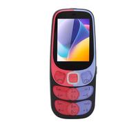 XUMIUZIY Téléphone Mobile âgé 2G, Big Crystal Buttons Téléphone avec Un écran HD de 2,4 Pouces, 32 Mo et 32 Mo Triple Card Triple Standby, 3000mAh Battery, FM, Music, Camera, for Senior (Black)