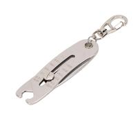 XUMIUZIY Thread Checker Keychain Métrique Impérial Boulon Écrou Taille | Mesure à double échelle, outil de réparation automobile, jauge de porte-clés Portable, accessoire d\'atelier à domicile,