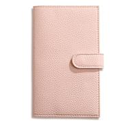 XUMKFJRE Agenda hebdomadaire A6 compact avec couverture en cuir, idéal for planifier vos déplacements. Organisez votre semaine sans effort.(Pink)