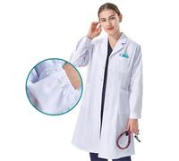 XUMKFJRE Blouse de Laboratoire Blanche Bon marché for Femmes, Hommes, étudiants, Chimie, Professionnels de la santé, infirmières, Manches Longues, Robe de Travail for médecins(Color10,L)