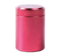 XUMKFJRE Boîte à thé portable en aluminium et métal de 80 ml, hermétique et anti-odeurs(Red)