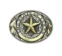 XUMKFJRE Boucle de ceinture Boucle de ceinture à cinq branches, plusieurs types personnalité, boucle rock, unisexe, fournitures bricolage pour Pantalons(B)