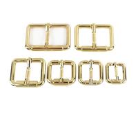 XUMKFJRE Boucle de ceinture Meetee Lot de 10 boucles réglables en métal 10-38 mm for sangle sac à dos cuir, ceinture, boucle ardillon, accessoires bricolage pour Pantalons(LightGold,20mm)