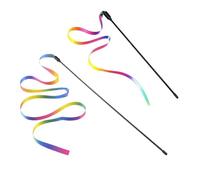 XUMKFJRE Canne a Peche Chat Jouets for Animaux de Compagnie for Chats, Jouets interactifs, Fournitures for Chats, Produits for Animaux de Compagnie pour l'Ennui(60cm and 120cm)