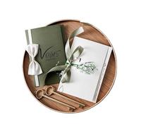 XUMKFJRE Cartes de vœux mariage manuscrites élégantes for les mariés - Système forestier Célébration simple Pour la cérémonie de mariage(Color-01)