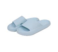XUMKFJRE Claquettes orthopédiques for hommes, pantoufles de salle bain d'été, tongs for couple, sandales d'intérieur antidérapantes for femmes(Light blue,44-45)