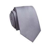 XUMKFJRE Cravate Homme Cravate slim jacquard for homme, classique et unie, accessoire de mariage décontracté(Dark Grey)