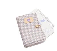 XUMKFJRE Livre à main en tissu for nouilles, petit carnet de Style frais, livre à main Simple for fille, carré à feuilles mobiles(A6-13)