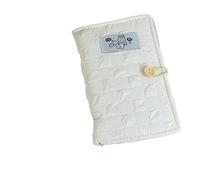 XUMKFJRE Livre à main en tissu for nouilles, petit carnet de Style frais, livre à main Simple for fille, carré à feuilles mobiles(A6-14)