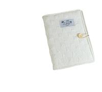 XUMKFJRE Livre à main en tissu for nouilles, petit carnet de Style frais, livre à main Simple for fille, carré à feuilles mobiles(A5-15)