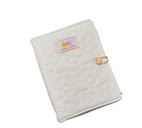 XUMKFJRE Livre à main en tissu for nouilles, petit carnet de Style frais, livre à main Simple for fille, carré à feuilles mobiles(A5-8)