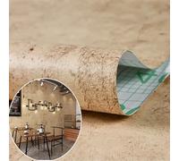 XUMKFJRE Papier peint Ciment Gris Papier Peint Vinyle Étanche Auto-Adhésif Comptoir Contact Cuisine Salle De Bains Meubles Rénovation pour la Décoration(Retro yellow,60x200cm)