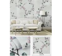 XUMKFJRE Papier peint Feuille verte peler et coller papier peint de Contact auto-adhésif étanche amovible for la rénovation meubles pour la Décoration(Floral D)