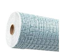 XUMKFJRE Papier peint isolant thermique 3D Self-Adhesive Linen Waterproof Insulation Wallpaper Roughcast Room Wall Decoration Bedroom TV Background Sticker pour Maison(Flax green,50cmX10m)