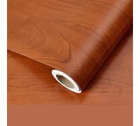 XUMKFJRE Papier peint Papier peint autocollant en grain de bois, papier contact imperméable for salon, cuisine, rénovation meubles, PVC à décoller et coller pour la Décoration(Hematoxylin,40cm x 1m)