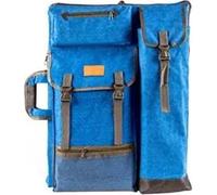 XUMKFJRE Sac à Dos d'artiste en Toile, Grand Format, 66 x 49,5 cm(Blue)