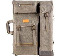 XUMKFJRE Sac à Dos d'artiste en Toile, Grand Format, 66 x 49,5 cm(Khaki)