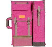 XUMKFJRE Sac à Dos d'artiste en Toile, Grand Format, 66 x 49,5 cm(Pink)