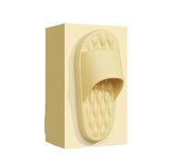 XUMKFJRE Sandales d'été for hommes, pantoufles d'intérieur, chaussures for femmes, d'extérieur for étudiants, diapositives confortables(Yellow,40-41)