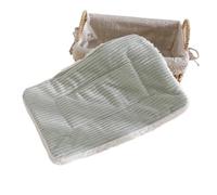 XUMKFJRE Tapis Cochon d'Inde Hamster lit Maison Hiver Chaud écureuil Lapin Tapis nid Accessoires Petit de for Animaux Compagnie pour Animaux Compagnie(Green,31x21cm)