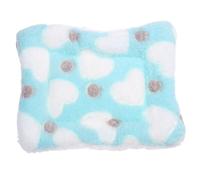 XUMKFJRE Tapis Cochon d'Inde Lit for Petit Animal, Cochon d'Inde, Hamster, Maison Chaude d'hiver, écureuil, hérisson, Lapin, Tapis, Accessoires de nid pour Animaux Compagnie(Green,15X20cm)