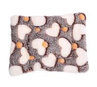 XUMKFJRE Tapis Cochon d'Inde Lit for Petit Animal, Cochon d'Inde, Hamster, Maison Chaude d'hiver, écureuil, hérisson, Lapin, Tapis, Accessoires de nid pour Animaux Compagnie(Coffee,15X20cm)