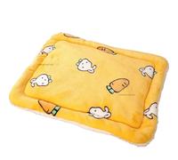 XUMKFJRE Tapis Cochon d'Inde Tapis de lit Doux for Lapin, nid Maison, Accessoires for Hamster, Petit Animal, Cochon d'Inde, écureuil Chaud d'hiver pour Animaux Compagnie(Color4,S 15x20cm)