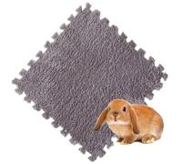 XUMKFJRE Tapis Cochon d'Inde Tapis de literie imperméable et antidérapant, Petits Articles for Animaux Compagnie, Lapin, très Absorbant, Tapis Pipi for, 4/10 pièces pour Animaux Compagnie(Grey,4Pcs)