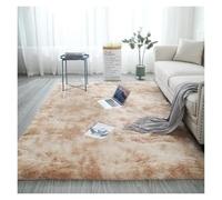 XUMKFJRE Tapis De Chambre Grands Tapis for Salon Moderne, de à Cheveux Longs dans la Chambre Coucher, décoration en Fourrure, Chevet Moelleux(Camel,60x200cm)
