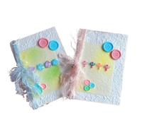 XUMKFJRE Vœux de mariage créatifs Om et discours la mariée Carte manuscrite haut gamme Déclaration Cadeau plié Pour la cérémonie de mariage(Color-05)