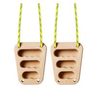Xummpxuk Planche à Suspendre Portable | 2 barrières d'escalade | Kit d'entraînement en Bois pour rééducation à la Maison, Fitness, Gym, Femme, , grimpeur en Plein air