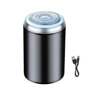 Xummpxuk Rasoirs électriques pour homme - Rasoir à barbe étanche - Petite tondeuse rechargeable pour le rasage, le dos, le corps, les aisselles, le voyage, la valise de poche