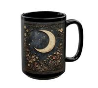 Xummpxuk Tasse à thé - Tasse à eau avec fleurs de lune - Tasse à boire pour les pauses de routine matinale, les fêtes d'anniversaire, les célébrations saisonnières, le lieu de travail, les moments de