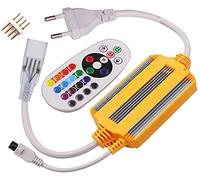 XUNATA 220V-240V 1500W RGB Imperméable 24Key Contrôle Contrôleur IR pour Bandes LED RGB bande