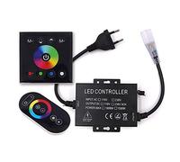 XUNATA 220V-240V 1500w Télécommande tactile & Panneau pour Dimmable RGB Bandes LED Bande Lumineux Neon Strip Light