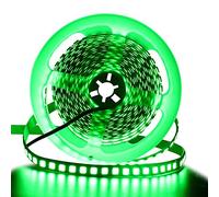 XUNATA LED Ruban 5m Bande LED 600 leds 5054（Plus Lumineux que 5050） IP65 Étanche,Flexible Peut-Découpé Ruban à LED 12V décoration pour Chambre, Noël, Fête, etc (Vert)