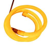 XUNATA Ruban à néon de LED Jaune, 12V 2835 120leds / m IP65 Imperméable Les Néons de Bande LED pour Chambre, Bar, Fête, Mariage, Jardin, déco de Noël (Jaune, 2M)