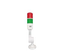 XUNDE Signal lumineux industriel multicouche 2 couleurs, alarme, alarme sonore et lumineuse, 24 V CC (2 couches)