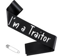 Xuniea Écharpe « I'm a Traitor Leaving » pour un nouvel emploi et « Sorry Your Leaving », cadeau de départ à la retraite pour collègues, femmes, hommes, décorations de fête d'adieu, de sortie (lettre