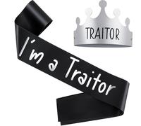 Xuniea Lot de 2 cadeaux de départ à la retraite avec écharpe et chapeau couronne, cadeau de départ à la retraite pour collègues, femmes, hommes, décorations de fête d'adieu, de sortie (traître)