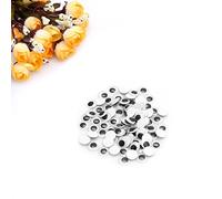 Xuniu 100 pièces Auto-adhésives Wiggle Yeux écarquillés pour Scrapbooking Artisanat Tailles variées 8mm