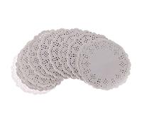 Xuniu 200 pièces Rondes en Papier Dentelle Tapis sous-Verres Dessous de Table événements de Mariage Cadeau de Table - #A