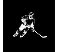 Xuniu Autocollants de fenêtre de Voiture de Mode de 16x11cm, décalque de Sports de Hockey sur Glace pour Le Style de Voiture