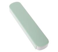 Xuniu Boîte de rangement pour couverts de table - Étui de voyage pour papeterie, baguettes, cuillère, fourchette - Vert nordique - 19,5 x 4,1 x 2,3 cm
