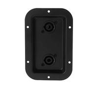 Xuniu Jack Plate Socket Boîte de jonction Clip Guitare Double Large pour SpeakOn PA Enceintes